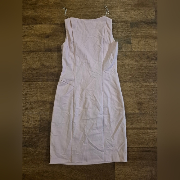 Elegant Light Pink Sleeveless Dress - Picture 2 of 5